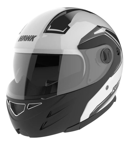 Imagen 2 de 4 de Casco para moto modular Hawk RS5 Vector blanco talle L