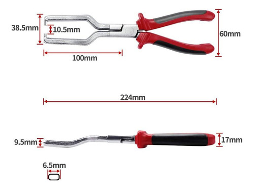 Speedwox: Alicates Con Filtro De Línea De Combustible 23 Cm