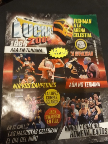 Revista Lucha Libre, Muerte  Fishman,ultimo Número Revista!!