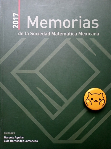 Libro: Memorias De La Sociedad Matemática Mexicana 107d6