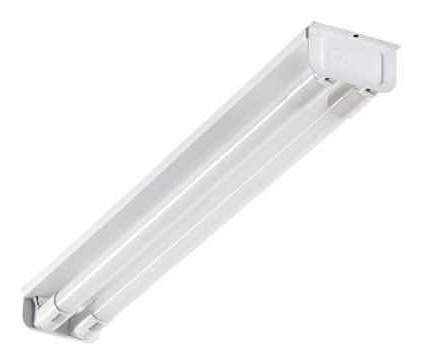 Lámpara Metálica Con 2 Tubos Led 18w 1.20mt Blanco A 13pvp 