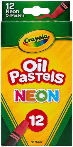 Crayola Oil Pastels (pasteles Al Oleo) X28 Neon 