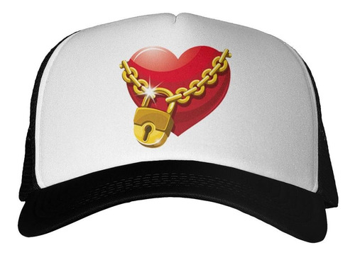 Gorra Lock Heart Red Candado Corazon Diseño