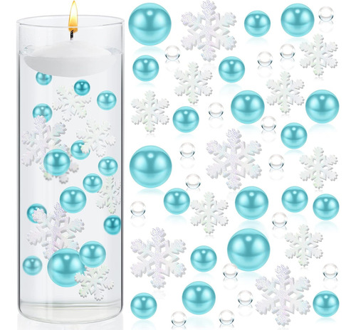 Perlas Flotantes De Relleno De Jarrón De Navidad