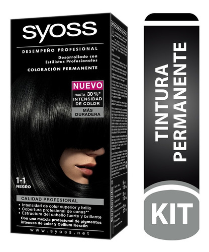 Tinte Cabello Syoss Permanente - mL a $350