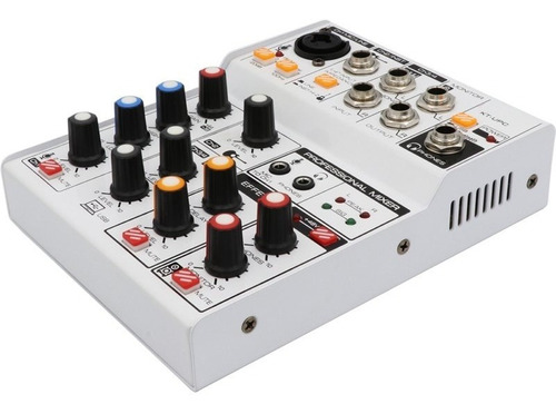 Imagen 8 de 8 de Kit Profesional Micrófono Soporte Mixer Grabacion Radio Stre