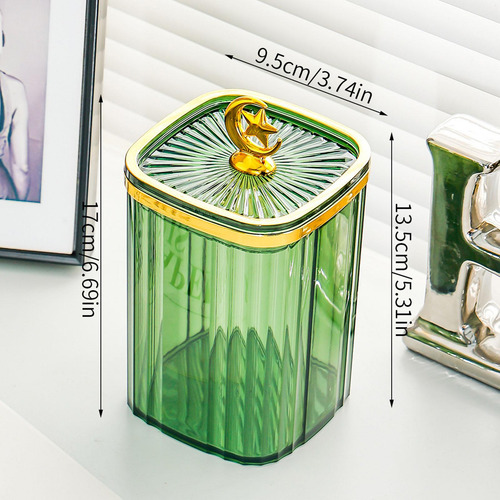 Tarro De Almacenamiento De Cocina, Contenedor De Verde