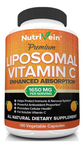 Liposomal Vitamina C 180 Cáps