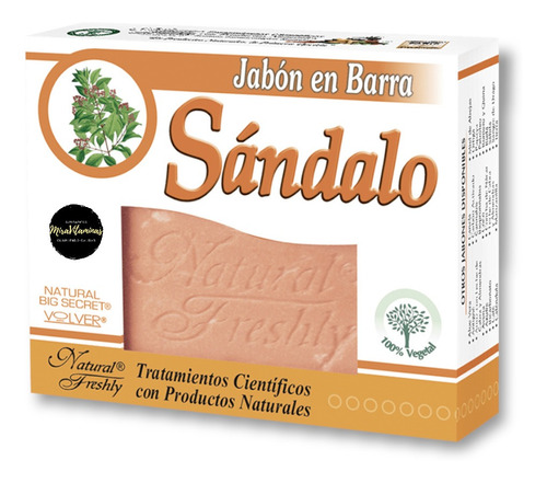 Jabón De Sándalo Natural Freshly - g a $133