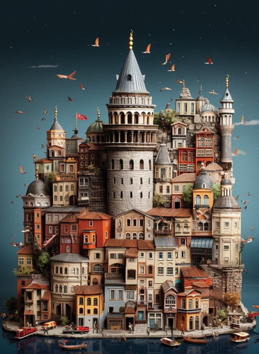 Rompecabezas de Anatolia - Galata, rompecabezas de 1000 Pe