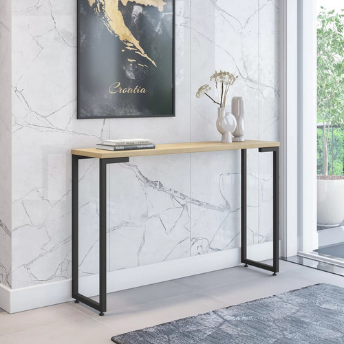 Aparador Porto Espresso Hi Furniture con patas de metal