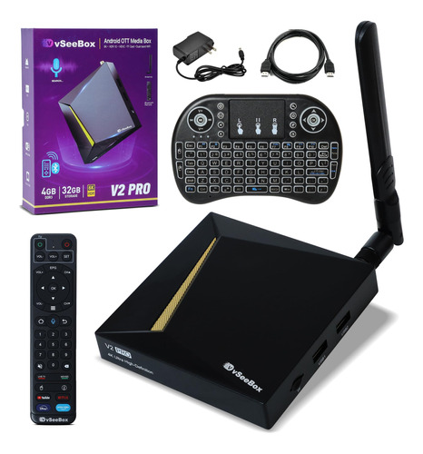 Wallecom 2023 Vseebox V2 Pro, La Caja De Tv Android Mas Rapi