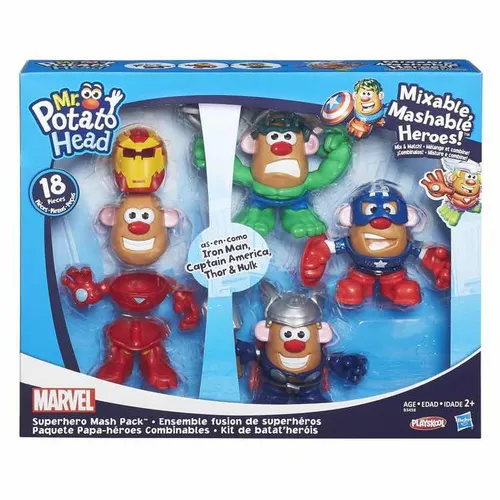 Mr Potato Sr Cara Papa S per H roes Avengers Iron Man Hulk Env o
