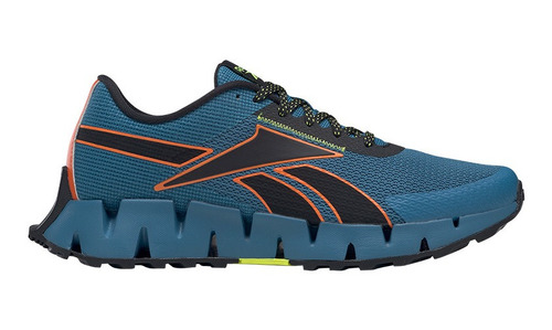 Tenis Running Reebok Zig Dynamica 4 - Azul-negro