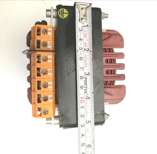 Transformador, 110v Ac A 34 Y 15 V Ac 60 Amperes, Fuente Pod (Usado)