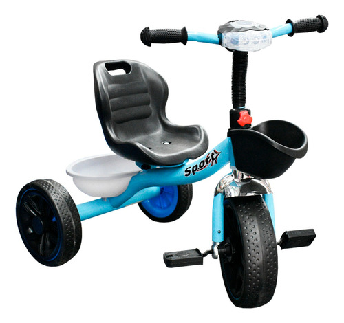 Triciclo Infantil Para Niños Lee 916 Sport Farito Bajito Color Azul