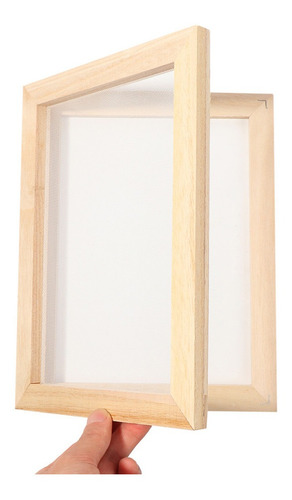 Marco De Molde Para Hacer Papel, Molde De Malla De Madera, B