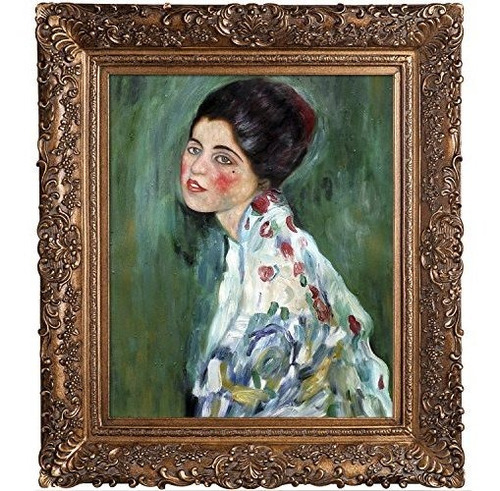 La Pastiche Retrato De Una Dama,*****pintura Al Óleo Enmarca