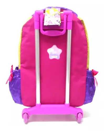 Mochila Barbie A Princesa e A Pop Star G Rosa