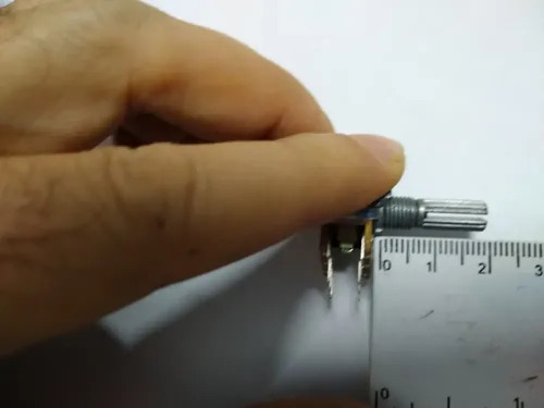 10 Peças - Potenciômetro Linear Duplo L20 50k 6t Wh148-2