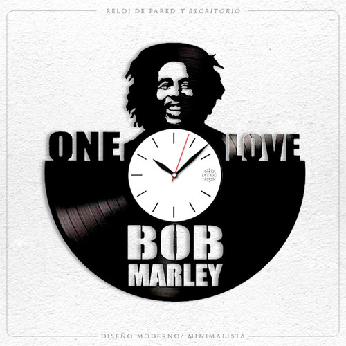 Bob Marley Reloj De Pared Y De Escritorio Reggae 