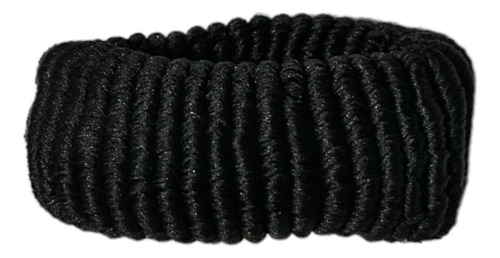 12x Elastico Cabelo Rábico Xuxão Grande Preto - Xuxinha Liso