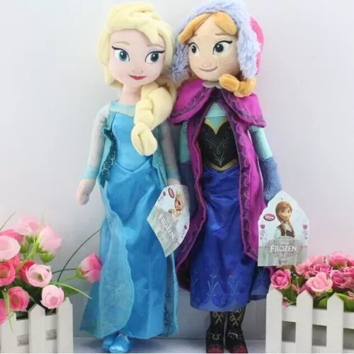 Bonecas Anna e Elsa de Frozen + Brinde Olaf – Lojativa