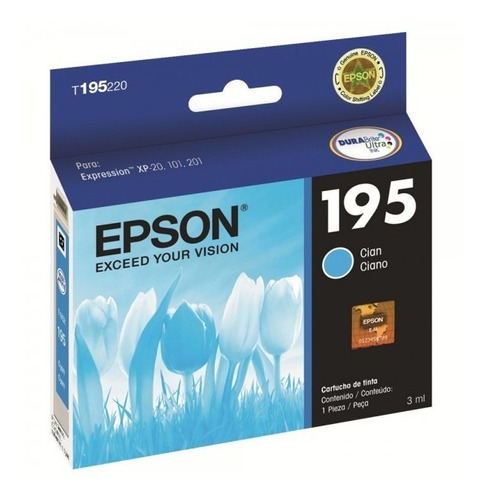 Cartucho Epson 195 Colores Original Blister