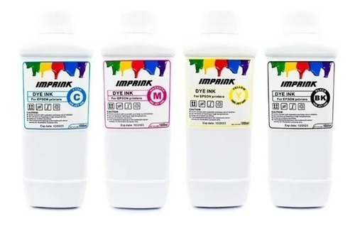 Tinta Dye Epson Ecotank Premium 1000ml C/color X3 Envio Grat