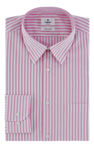 Camisa Business Casual Scappino De Rayas Stretch 0656