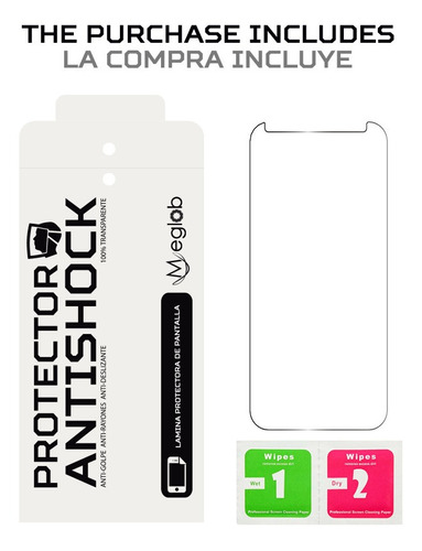 Protector de pantalla Anti-shock Bluboo S8
