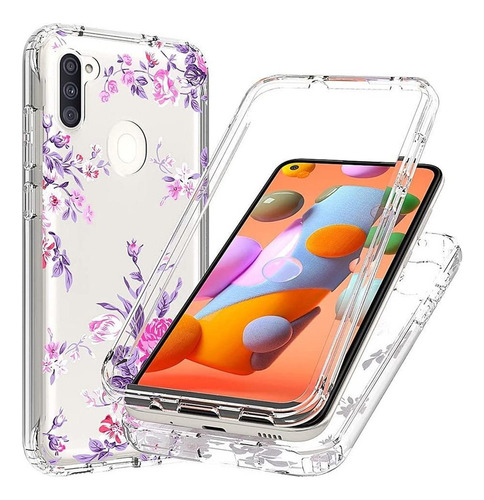 Para Samsung Case A11 Floral Flower Mujer Niñas2925