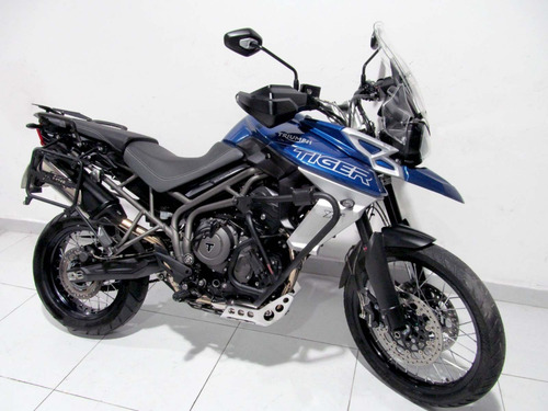 Imagem 2 de 13 de Triumph Tiger 800 Xcx 2018 Azul