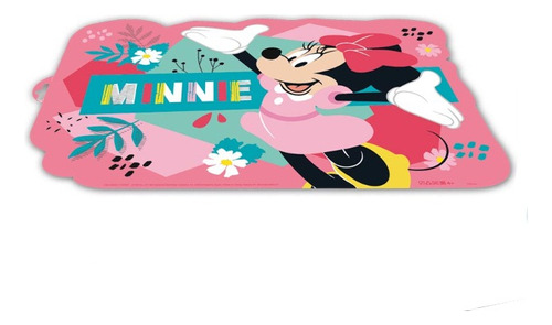 Minnie Mouse Mantel Individual Lenticular Color Rosa