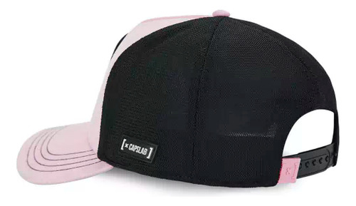 Gorra Capslab Dragon Ball Buu Original Rosa Pálido Unico Lisa