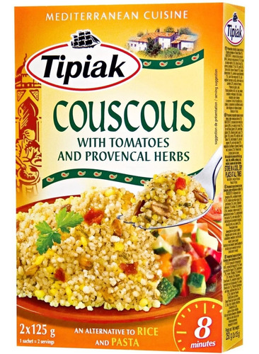 Couscous Tipiak Tomates Herbes De Provence 250g