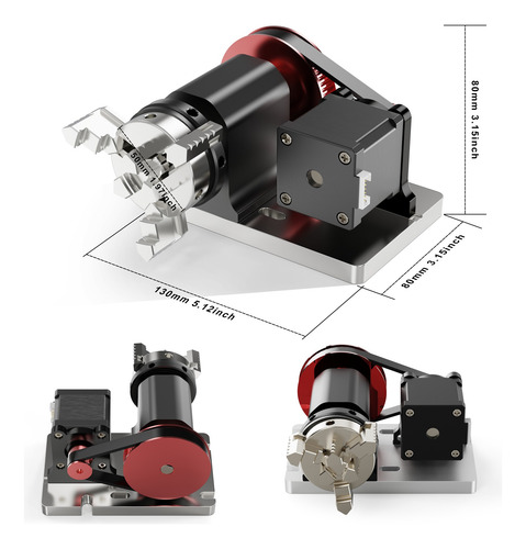 Máquina De Grabado Cnc Twotrees Ttc450 Pro Y Rodillo
