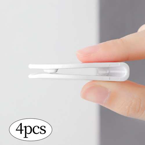 4x Clips Para Cortina De Ducha, Suministros Duraderos Para