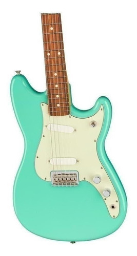 Guitarra eléctrica Fender Duo sonic Player de aliso seafoam green brillante con diapasón de granadillo brasileño