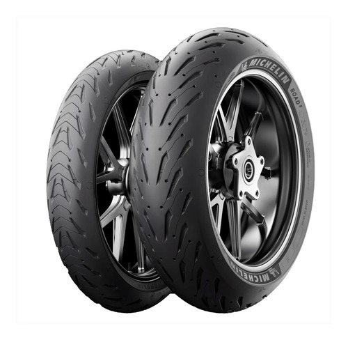 Imagen 7 de 10 de Caucho Para Moto Michelin 120/70 Zr 19 60w Road 5 Trail F Tl
