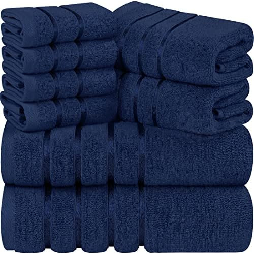 8 Piece Luxury Towel Set, 2 Towels, 2 Hand Towels, And ...