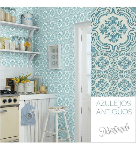 Azulejos Autoadhesivos Vinilo Estilo Antiguos - Cocinas/baño