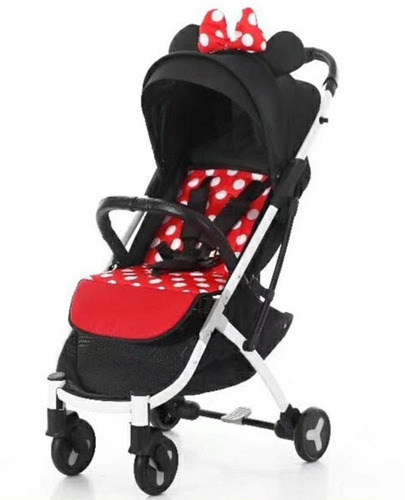 Imagen 4 de 7 de Coche De Bebe Yoya 175° Minnie Plegable Liviano Cinturon
