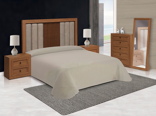 Recamara King Size Renve Nogal Këssa Muebles