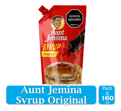 Doypack Aunt Jemina Syrup Original 160 Ml