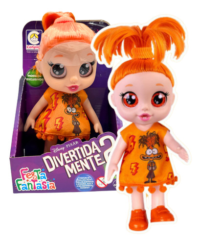 Boneca Divertidamente Cotiplas Licenciado Personagens Inside