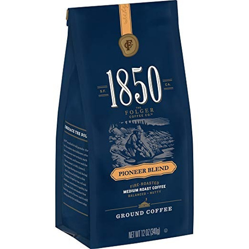 1850 Mezcla De Pioneer, Medio Tostado Molido Del Café, 12 On