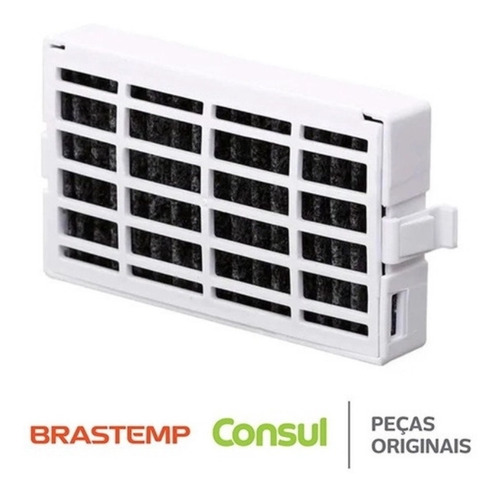 Imagem 2 de 6 de Filtro Ar Refrigerador Brastemp Freshflow Original W10349302