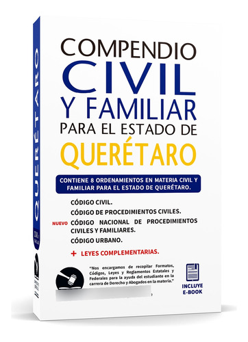 Código Civil De Querétaro ( Compendio Civil )