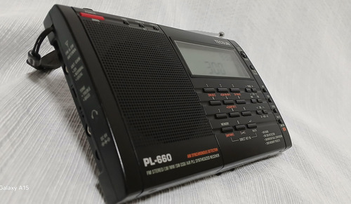 Radio Digital Tecsun Pl-660 Am Fm Sw Ssb Air Ñ Xhdata Sony Preto